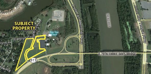 Land Available For Sale -- E. 70th at Clyde Fant Parkway: E. 70th Street & Clyde Fant Parkway, Shreveport, LA 71105